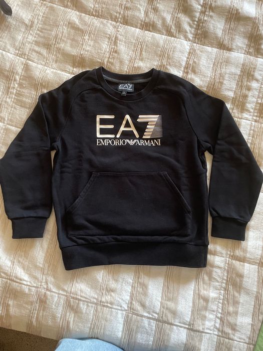 Camisola felpa preto, criança 8A