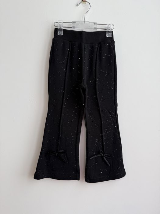 Spodnie dziewczęce dzwony czarne