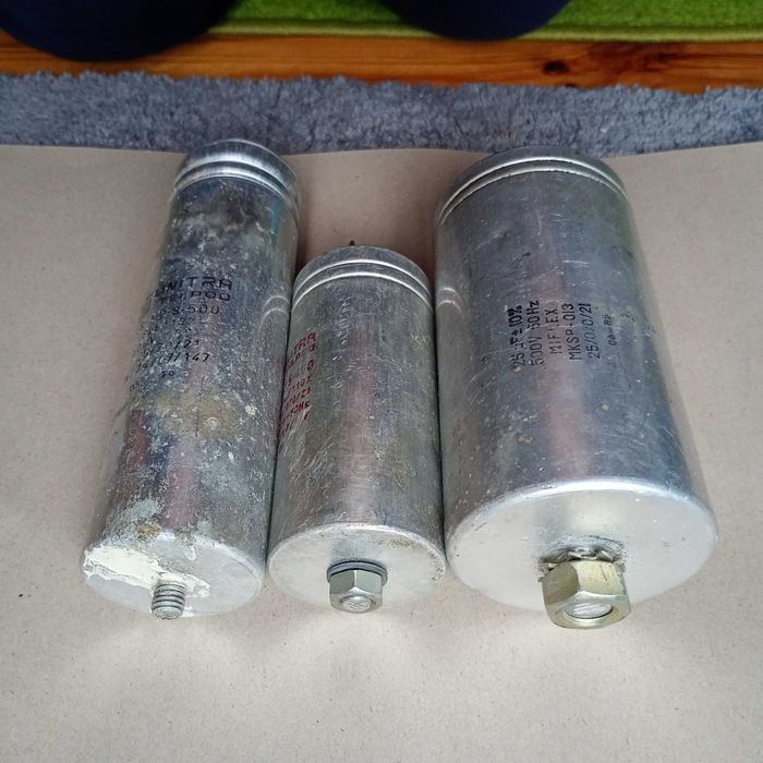 Kondensator UNITRA 7,5/400, 8/500, Miflex 25/500