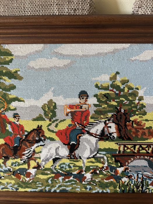 Quadro bordado a mão