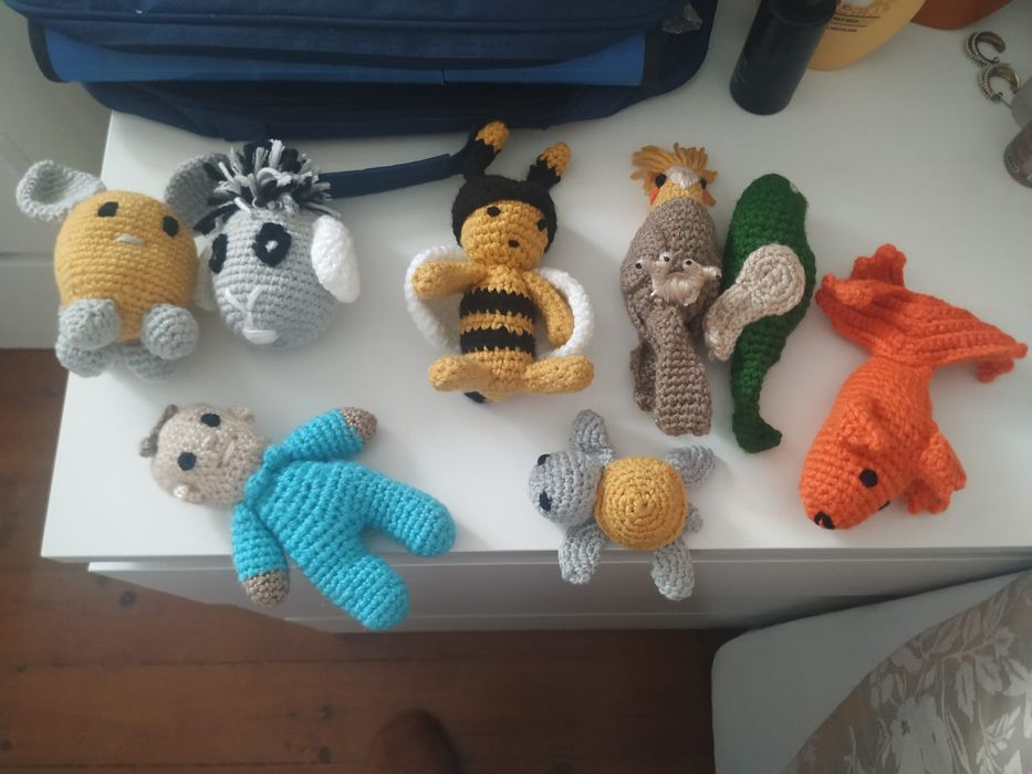 Bonecos em Amigurimi apartir de