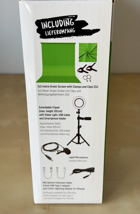 Kit de estúdio para criadores de conteúdo