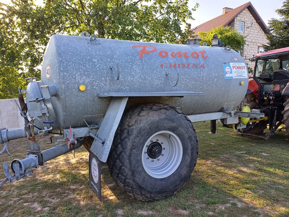 Beczkowoz 8000 litrów pomot chojna