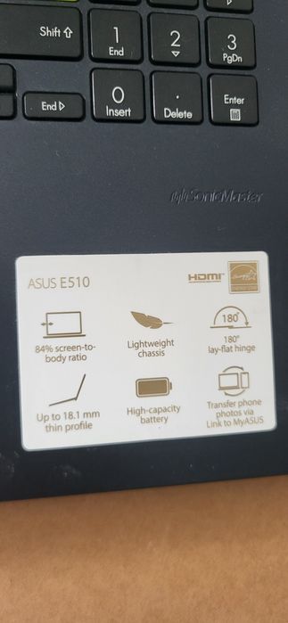 Laptop asus e510k