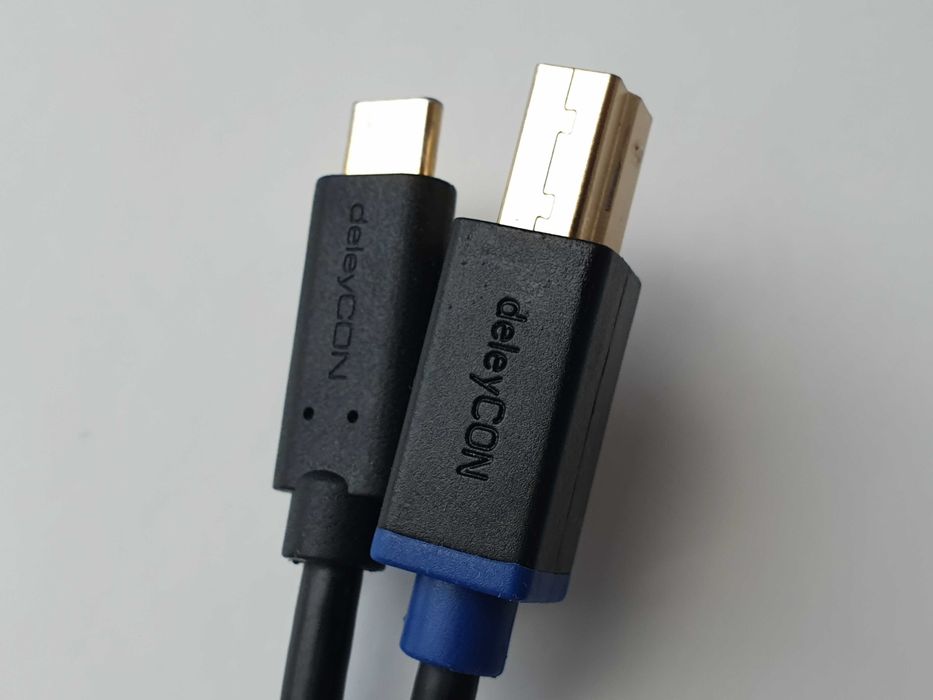 кабель USB-C to USB B 3.0  deleyCON 1м