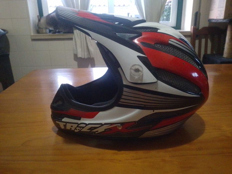 Capacete enduro motocross btt S