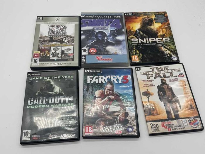 Call of duty 4 Far cry 3 The fall last days of gaia Hidden PC