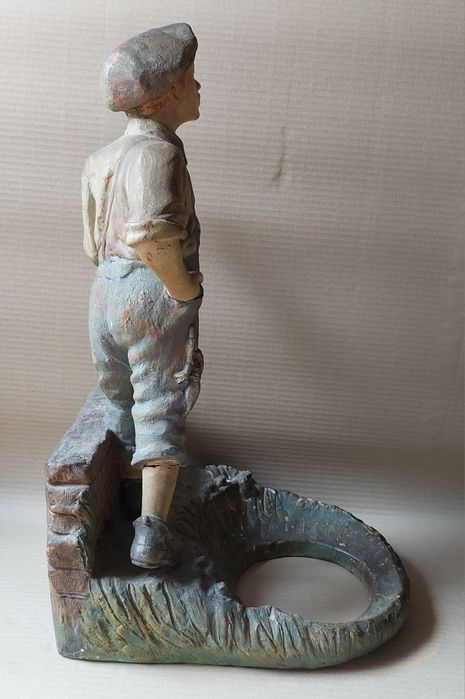Escultura barro decorativa
