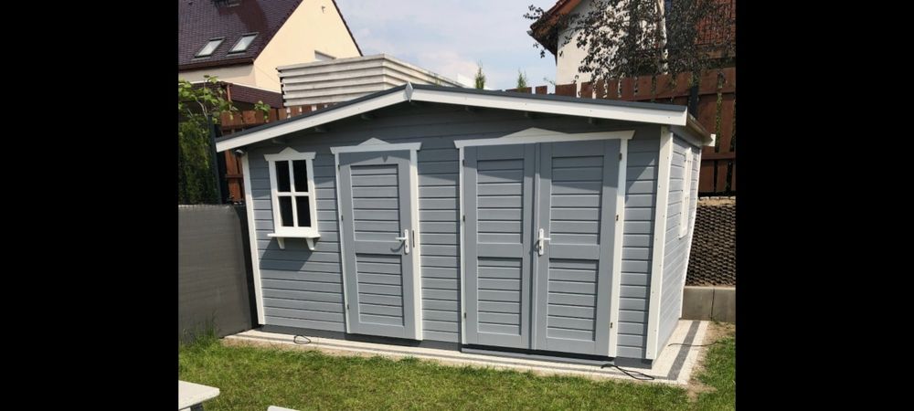 Domek narzędziowy ogrodowy drewniany