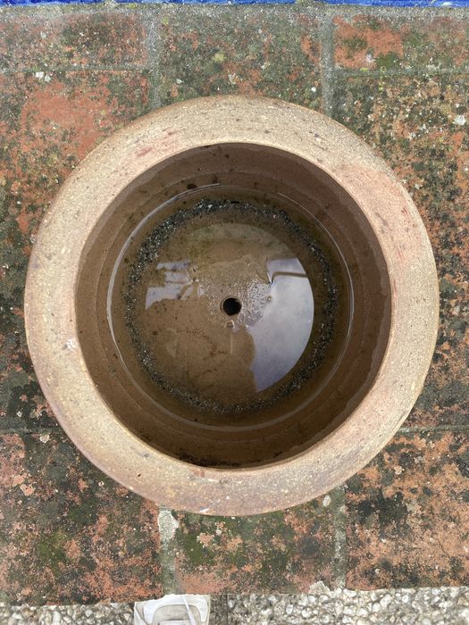 Vaso Azul Vidrado Decorativo