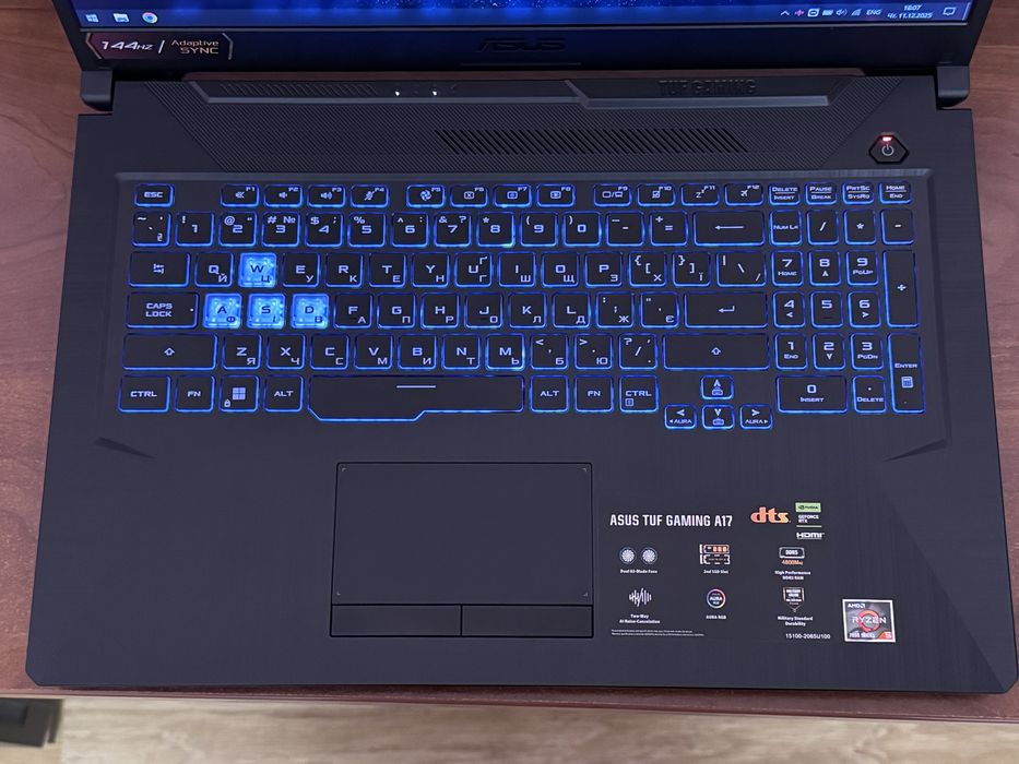 Ноутбук ASUS TUF Gaming A17 FA706N, Ryzen 5 7535HS, 16Gb, RTX 2050