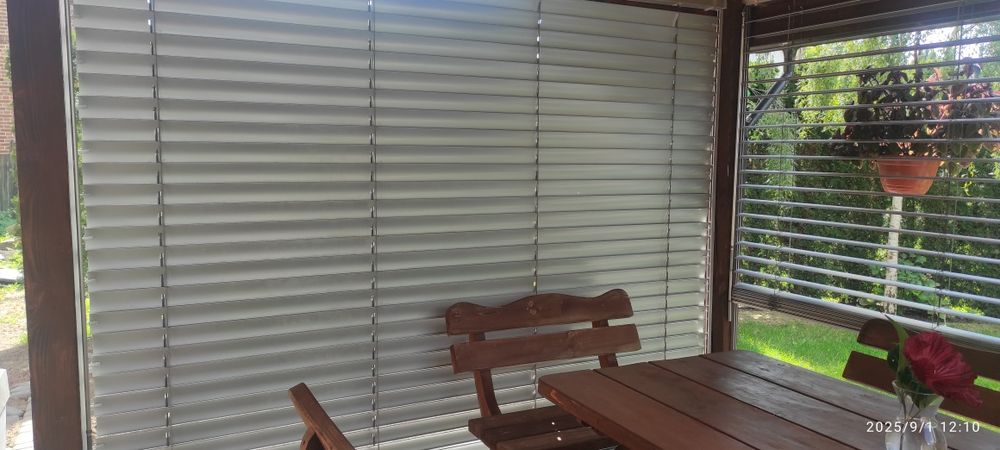 Żaluzje aluminiowe zewnętrzne. 240x280
