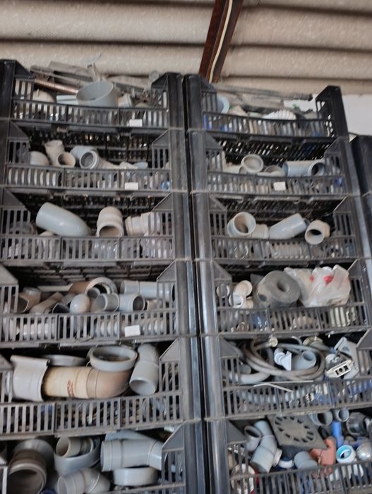 Lote de acessórios de tubos de PVC