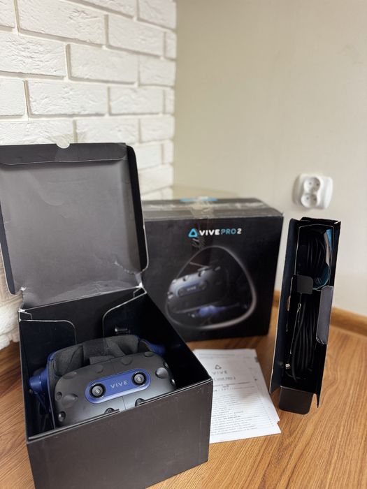 Gogle VR HTC Vive Pro 2 Headset 5K 120Hz Tylko Gogle Sprawne Komplet ze Zdjęć