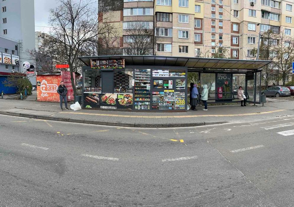 Аренда киоска / остановочного комплекса Пр. Романа Шухевича 10