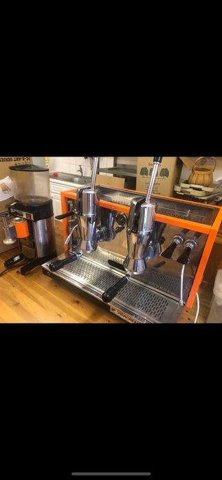Visacrem 1970's Spanish Leverpull Espresso Machine with Grinder