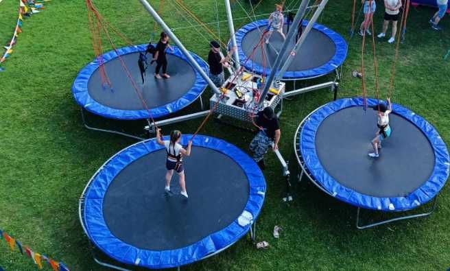 Ścianka wspinaczkowa, eurobungee, tyrolka, zamki dmuchane