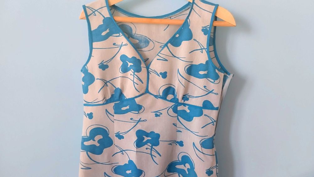 Літня пряма довга сукня