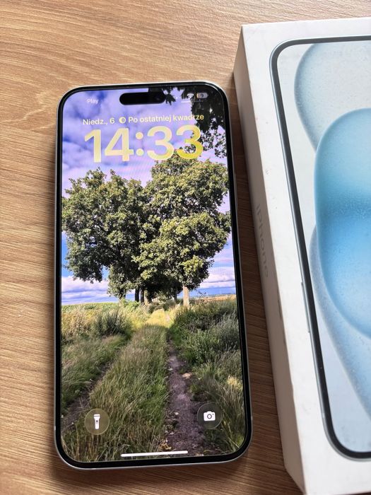 iPhone 15plus 128gb biały