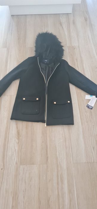 Casaco kiabi preto 36 novo