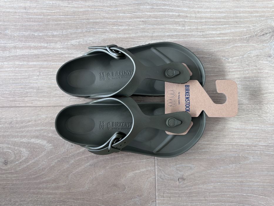 Japonki Birkenstock khaki pianka 39 NOWE