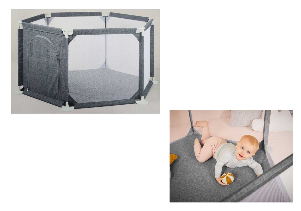 Kojec dla dzieci składany łóżeczko plac zabaw suchy basen na piłeczki