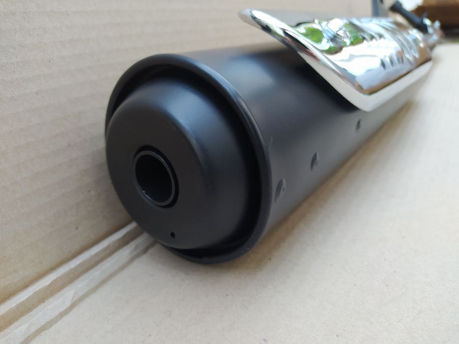 Глушник мопеда Альфа, Дельта, Актив 110/125 куб чорний