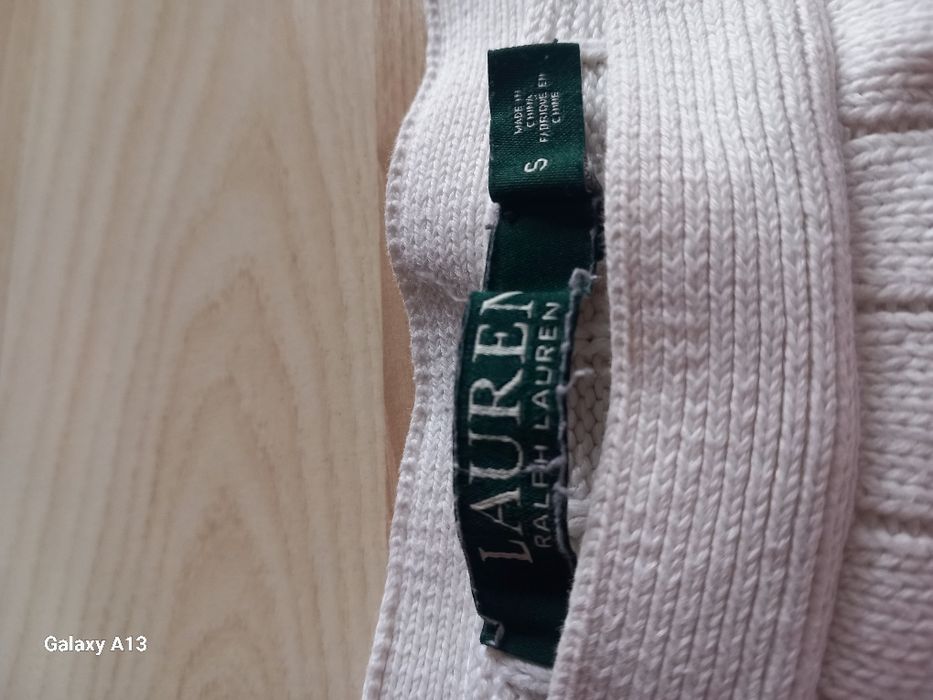Ralph lauren oryginalny sweterek damski s bawełna