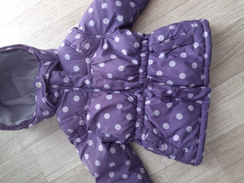 Zimowa kurtka dziewczęca NEXT r86 12-18 mc