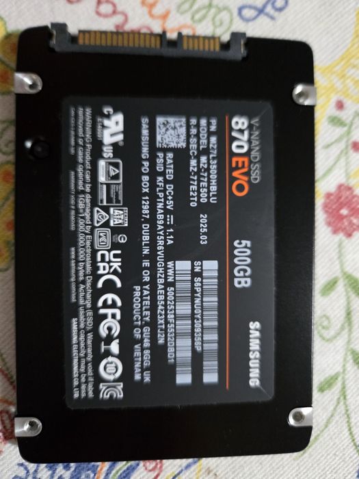 Disco SSD 500G Samsung