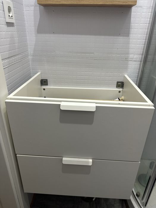 Móvel lavatório branco Ikea