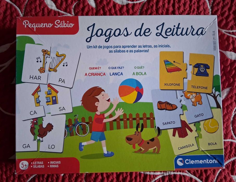 Clementoni Pequeno Sábio - Jogos de Leitura