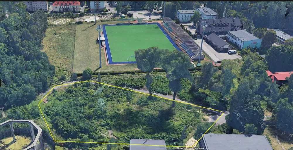 działka 2324m2 usługowa Siemianowice ul. Lubiny / Olimpijska