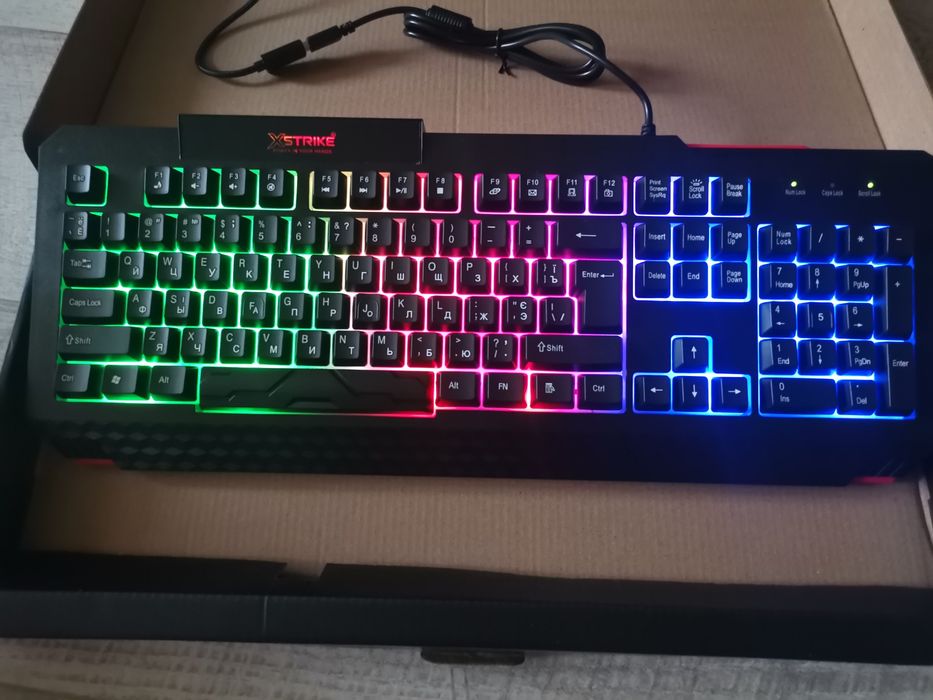 Игровая Клавиатура RGB‼️Led XSTRIKE XS-1022 USB 105 keys