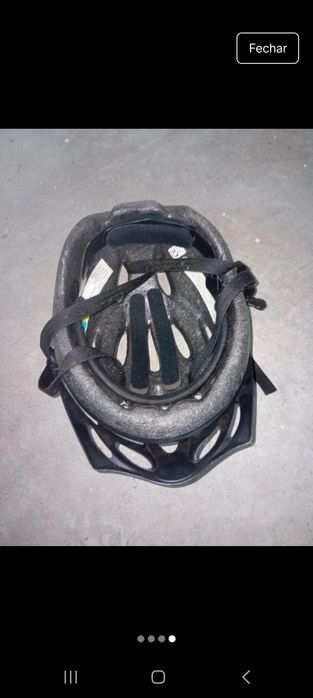 Capacete azul e cinzento Berg cycle