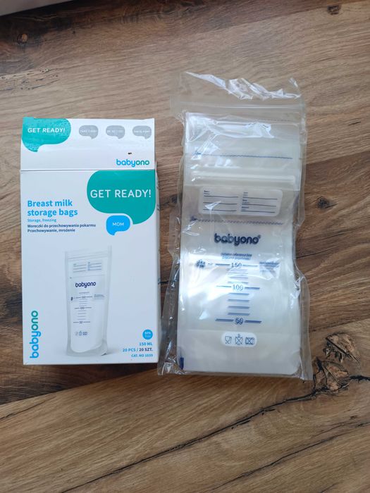 Nowe woreczki do przechowywania mrożenia pokarmu BABYONO 18 sztuk z 20