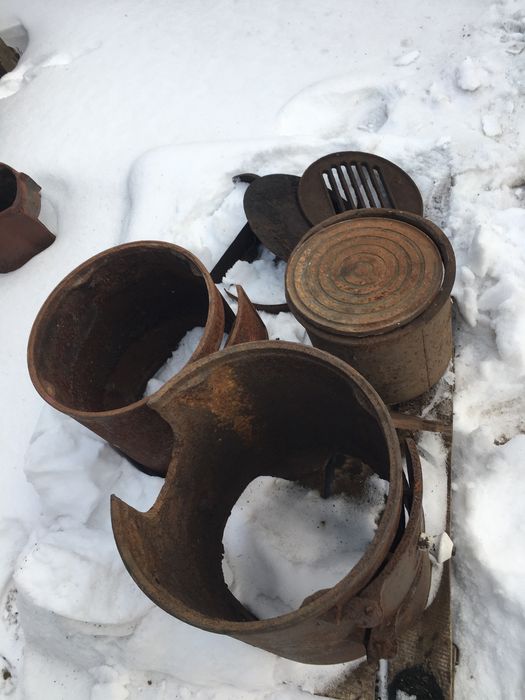 Буржуйка чугун СССР