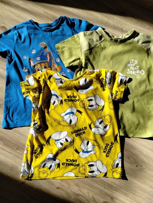 3 koszulki t-shirty chłopięce
