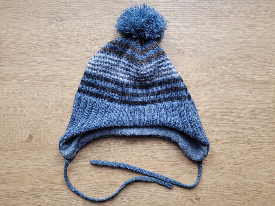 Komplet zimowy H&M rozm.86 czapka rękawiczki