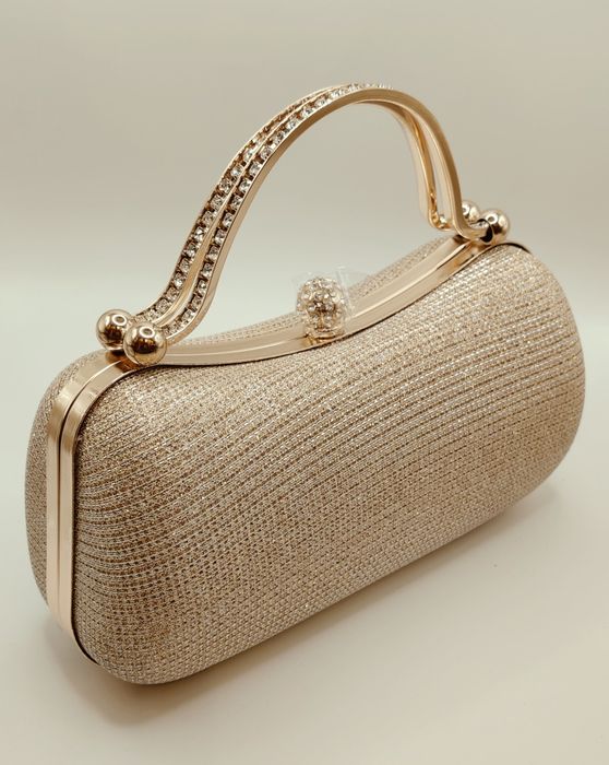 Torebka brokatowa kuferek