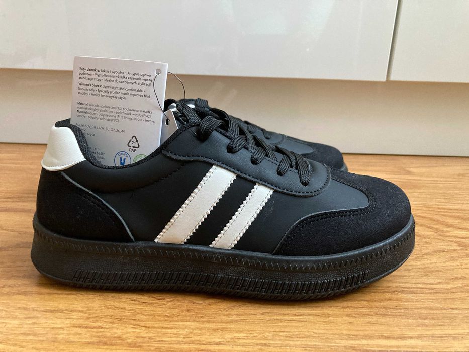 Czarne adidasy roz 38