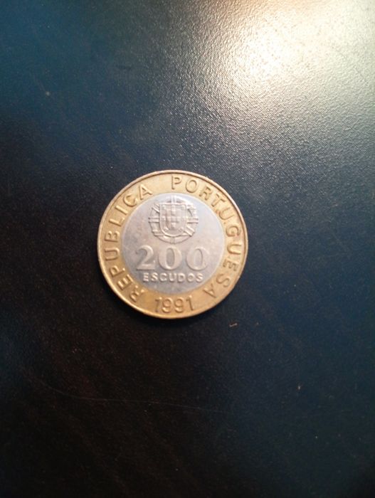 Moeda de 200 escudos - Gracia de Horta	- Portugal	- 1991