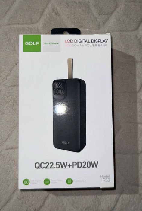 Golf spase, павер банк 30000 mAh якісний