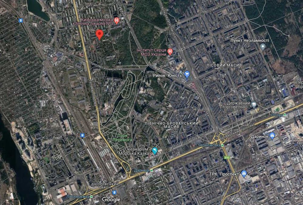 #16G2 Квартира подобово. бул. Перова 16Г. парк "Аврора"