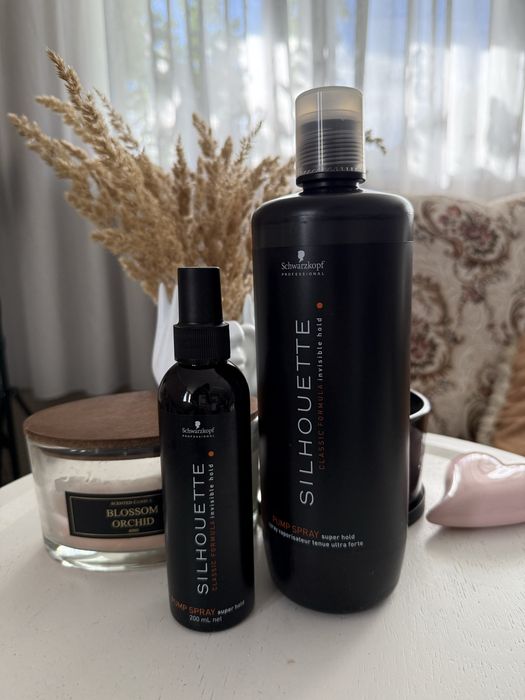 Рідкий лак для спрею супер сильної фіксації Schwarzkopf Silhouette Pumpspray Super Hold, 1000ml