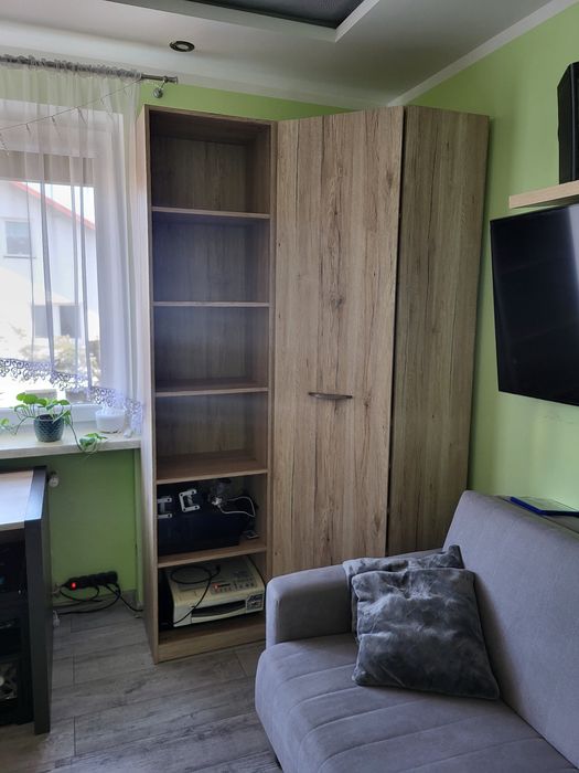Szafa narożna + słupek