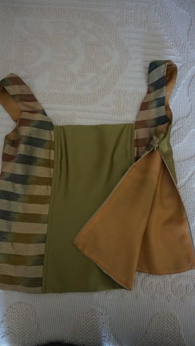 Conjunto top + saia Elisa Baía