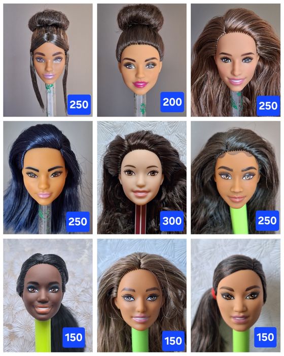 Голова Барбі, Кен, Дефа Люсі, Defa, Barbie для гібридизації, всі нові