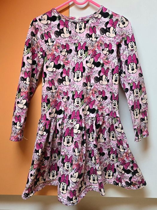 Sukienka Minnie Mouse 128 – stan bardzo dobry