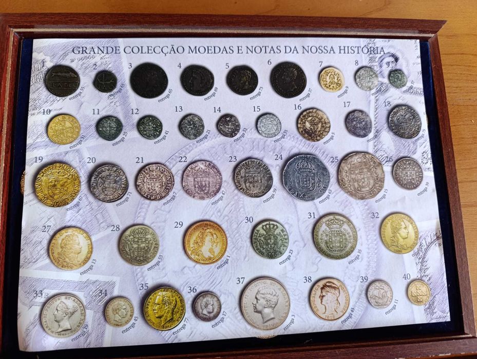 Grande Coleção MOEDAS E NOTAS da Nossa História(completa)